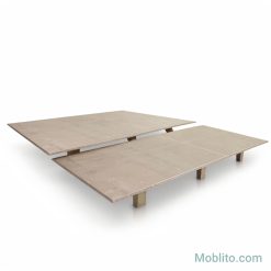 کفی تخت خواب نئوپان با پایه چوبی - فروشگاه اینترنتی مبلیتو - Moblito.com