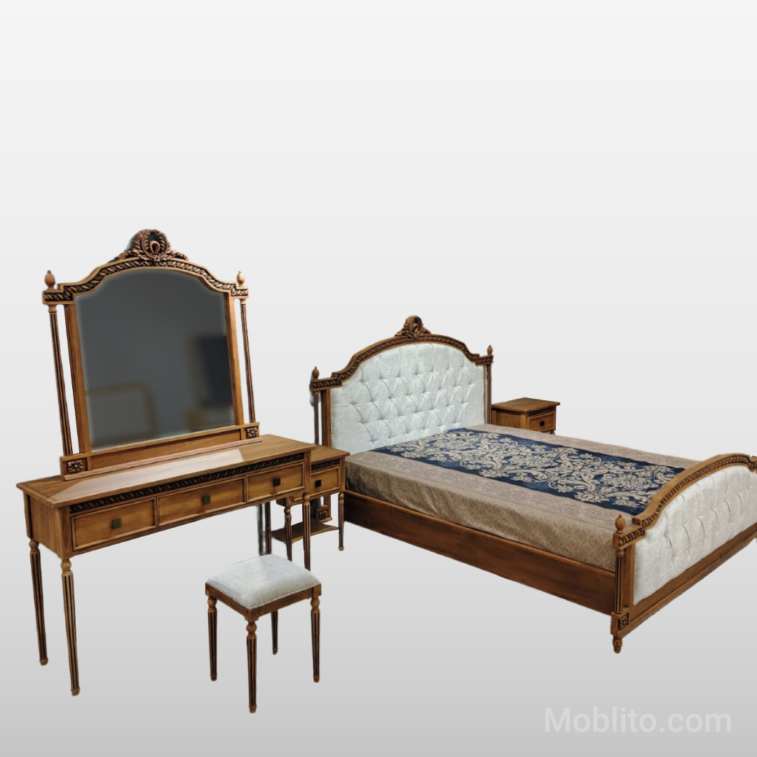 سرویس خواب منبتی کاجی 3 سرویس خواب منبتی کاجی - فروشگاه اینترنتی مبلیتو - Moblito.com