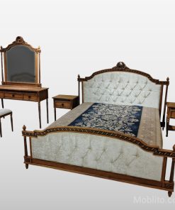 سرویس خواب منبتی کاجی - فروشگاه اینترنتی مبلیتو - Moblito.com