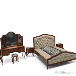 سرویس خواب چوبی ابزاری - فروشگاه اینترنتی مبلیتو - Moblito.com