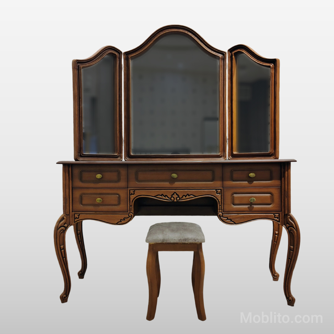 میز آرایش چوبی ابزاری 1 میز آرایش چوبی ابزاری - فروشگاه اینترنتی مبلیتو - Moblito.com