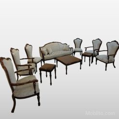 مبل نئوکلاسیک 9 نفره ورساچه - فروشگاه اینترنتی مبلیتو - Moblito.com