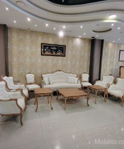 مبل نئوکلاسیک ۹ نفره لورنزو - فروشگاه اینترنتی مبلیتو - Moblito.com