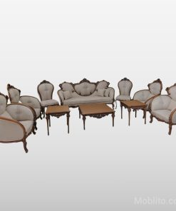 مبل نئوکلاسیک ۹ نفره کاردین 20 مبل نئوکلاسیک ۹ نفره کاردین - فروشگاه اینترنتی مبلیتو - Moblito.com