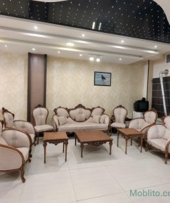 مبل نئوکلاسیک ۹ نفره کاردین - فروشگاه اینترنتی مبلیتو - Moblito.com