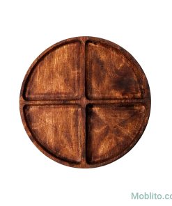 اردوخوری چوبی گرد 4 قسمتی - فروشگاه اینترنتی مبلیتو - Moblito.com