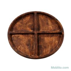 اردوخوری چوبی گرد 4 قسمتی 4 اردوخوری چوبی گرد 4 قسمتی - فروشگاه اینترنتی مبلیتو - Moblito.com