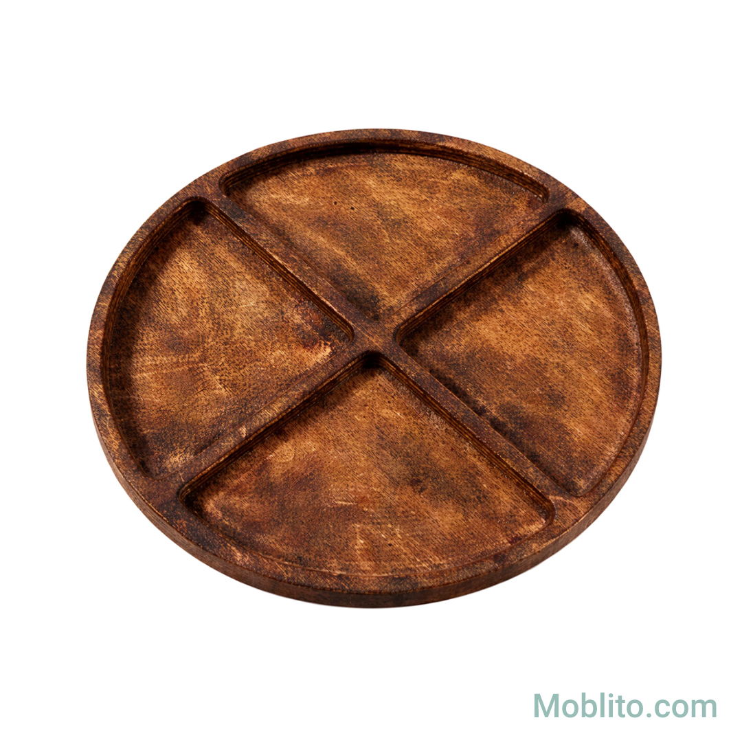 اردوخوری چوبی گرد 4 قسمتی 3 اردوخوری چوبی گرد 4 قسمتی - فروشگاه اینترنتی مبلیتو - Moblito.com