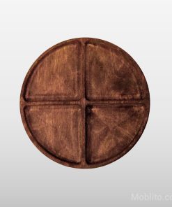 اردوخوری چوبی گرد 4 قسمتی - فروشگاه اینترنتی مبلیتو - Moblito.com