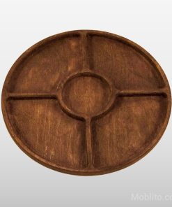 اردوخوری چوبی گرد 5 قسمتی 5 اردوخوری چوبی گرد 5 قسمتی - فروشگاه اینترنتی مبلیتو - Moblito.com