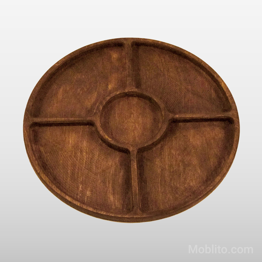 اردوخوری چوبی گرد 5 قسمتی 3 اردوخوری چوبی گرد 5 قسمتی - فروشگاه اینترنتی مبلیتو - Moblito.com