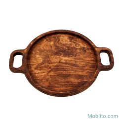 سینی سرو گرد بزرگ دستهدار 5 سینی سرو گرد بزرگ دستهدار - فروشگاه اینترنتی مبلیتو - Moblito.com