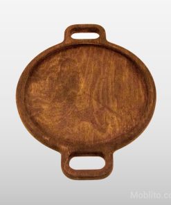 سینی سرو گرد بزرگ دسته‌دار - فروشگاه اینترنتی مبلیتو - Moblito.com