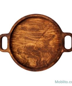 سینی سرو گرد بزرگ دسته‌دار - فروشگاه اینترنتی مبلیتو - Moblito.com