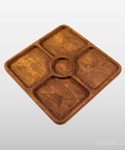 اردوخوری چوبی مربع 5 قسمتی 4 اردوخوری چوبی مربع 5 قسمتی - فروشگاه اینترنتی مبلیتو - Moblito.com