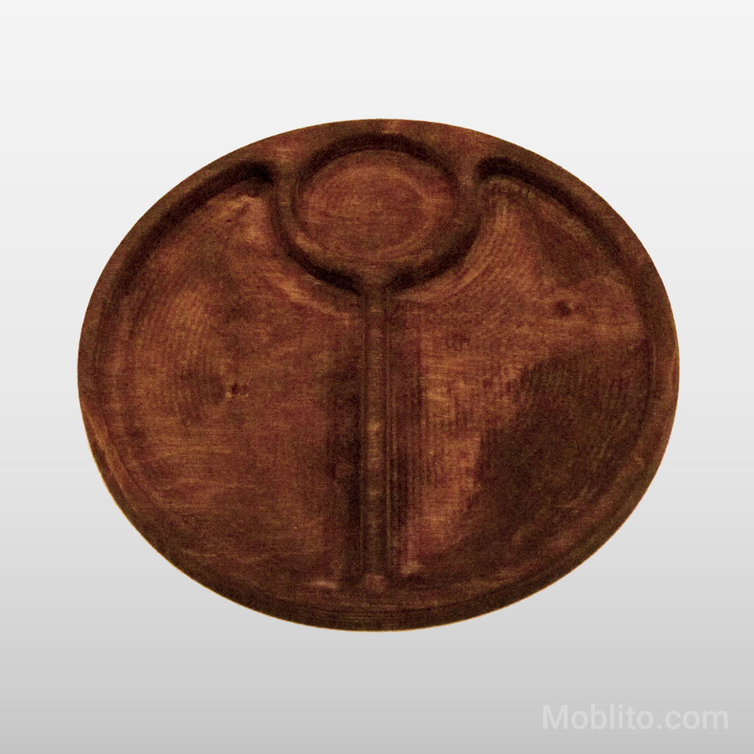 اردوخوری چوبی گرد 3 قسمتی 2 اردوخوری چوبی گرد 3 قسمتی - فروشگاه اینترنتی مبلیتو - Moblito.com