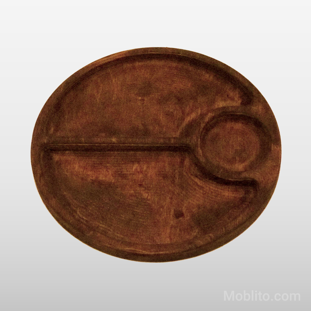 اردوخوری چوبی گرد 3 قسمتی 4 اردوخوری چوبی گرد 3 قسمتی - فروشگاه اینترنتی مبلیتو - Moblito.com