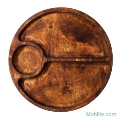 اردوخوری چوبی گرد 3 قسمتی - فروشگاه اینترنتی مبلیتو - Moblito.com