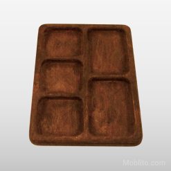 اردوخوری چوبی مستطیل 5 قسمتی - فروشگاه اینترنتی مبلیتو - Moblito.com