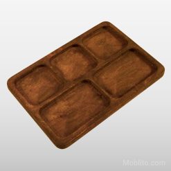 اردوخوری چوبی مستطیل 5 قسمتی - فروشگاه اینترنتی مبلیتو - Moblito.com