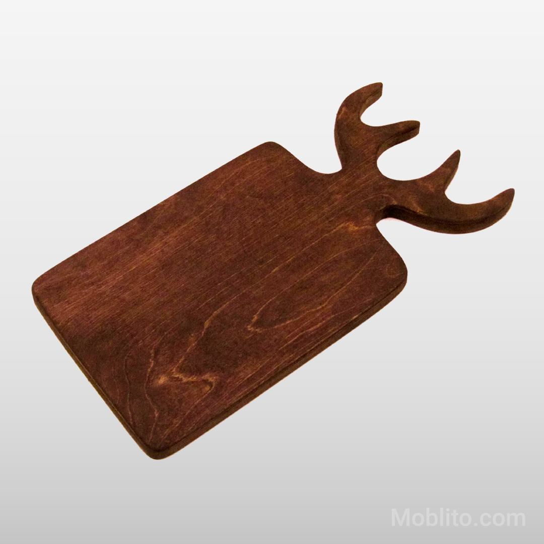 تخته سرو چوبی طرح شاخ گوزنی 3 تخته سرو چوبی طرح شاخ گوزنی - فروشگاه اینترنتی مبلیتو - Moblito.com