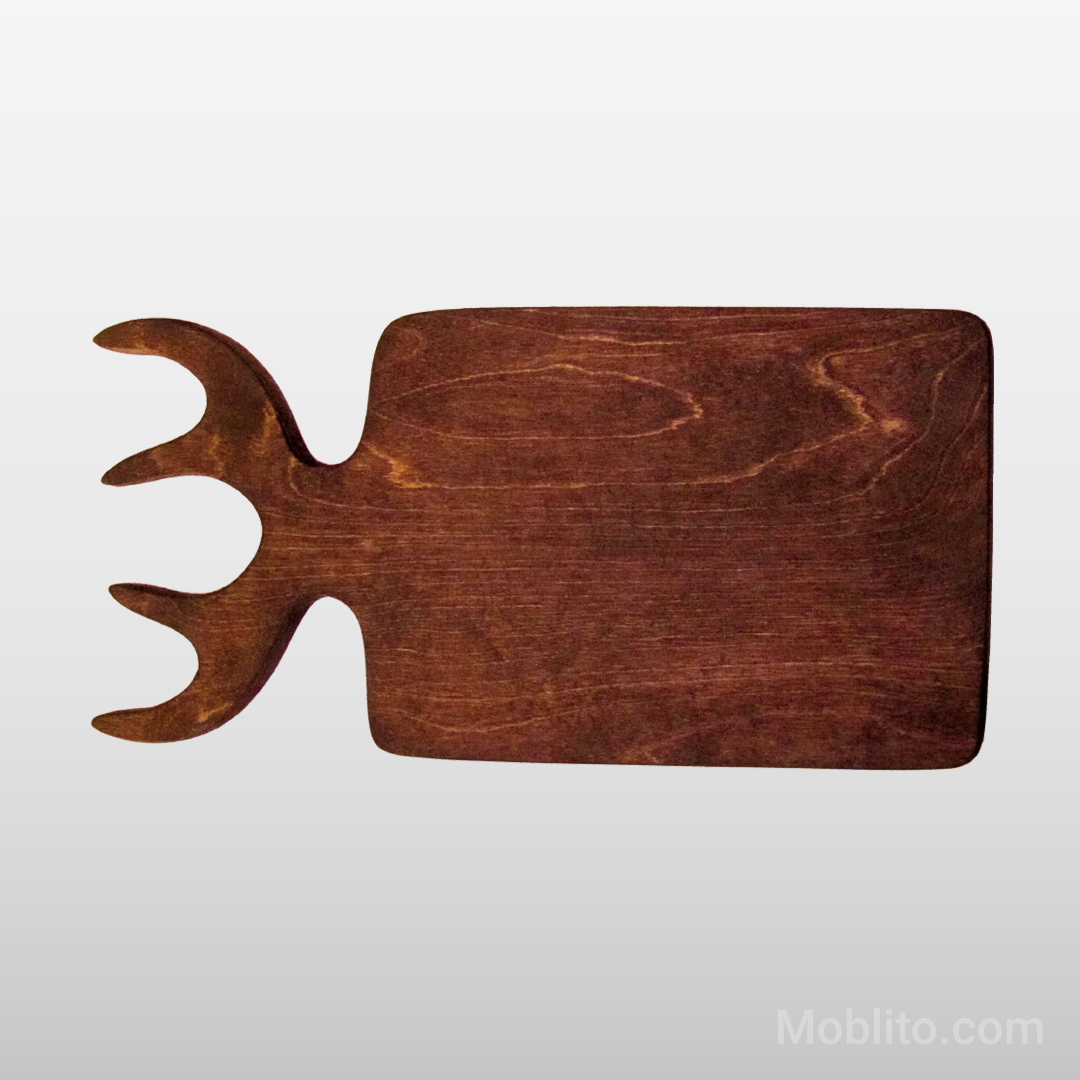 تخته سرو چوبی طرح شاخ گوزنی 1 تخته سرو چوبی طرح شاخ گوزنی - فروشگاه اینترنتی مبلیتو - Moblito.com