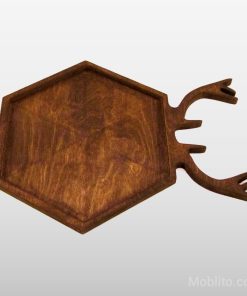 اردوخوری چوبی طرح شاخ گوزنی - فروشگاه اینترنتی مبلیتو - Moblito.com
