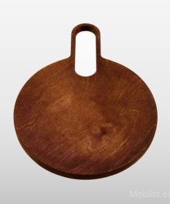 تخته سرو چوبی گرد دسته‌دار - فروشگاه اینترنتی مبلیتو - Moblito.com