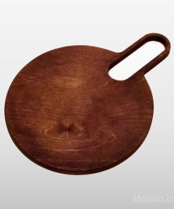 تخته سرو چوبی گرد دسته‌دار - فروشگاه اینترنتی مبلیتو - Moblito.com