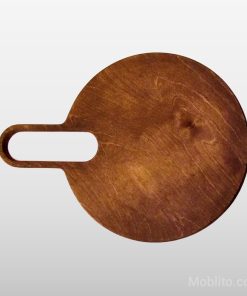 تخته سرو چوبی گرد دسته‌دار - فروشگاه اینترنتی مبلیتو - Moblito.com