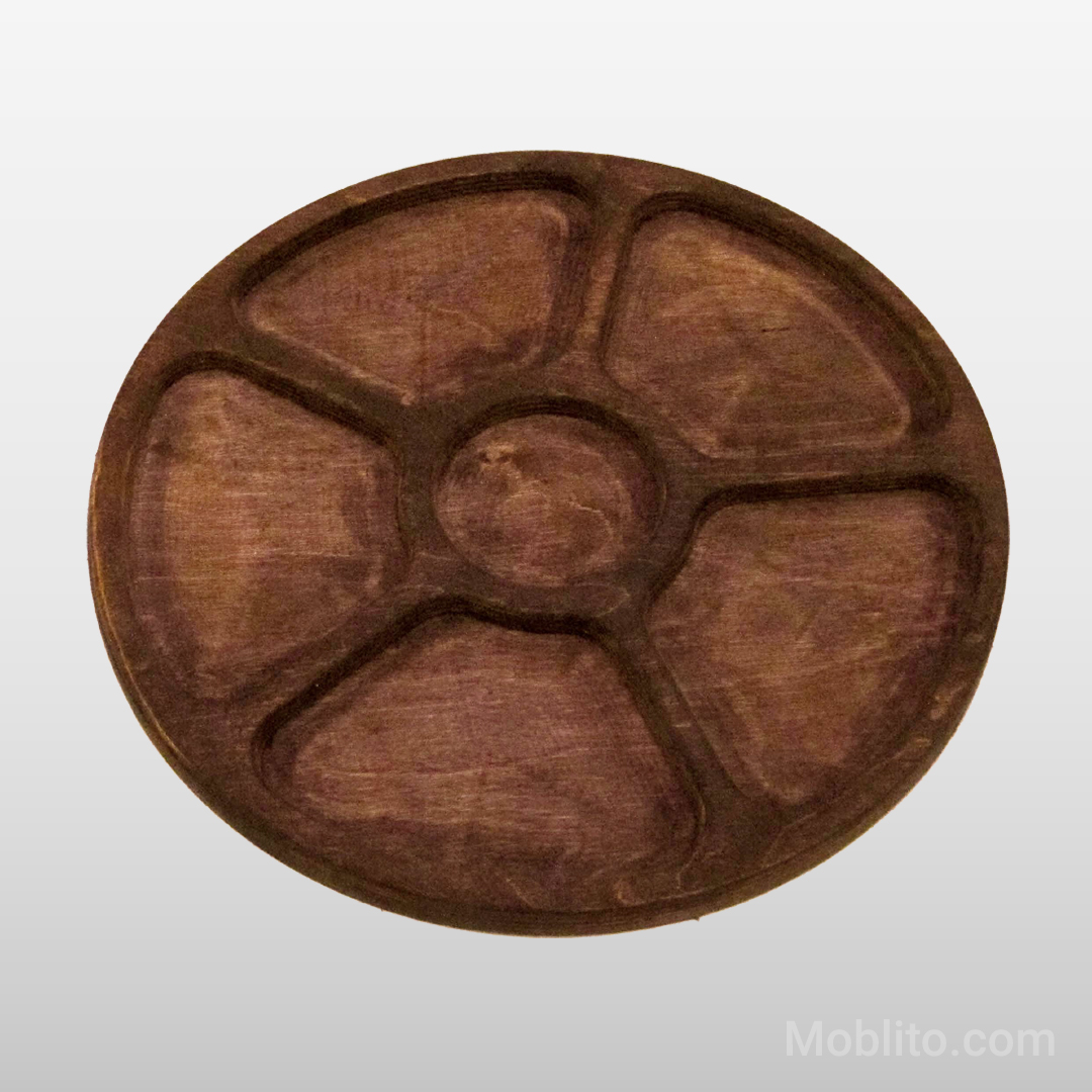 اردوخوری چوبی گرد 6 قسمتی 3 اردوخوری چوبی گرد 6 قسمتی - فروشگاه اینترنتی مبلیتو - Moblito.com