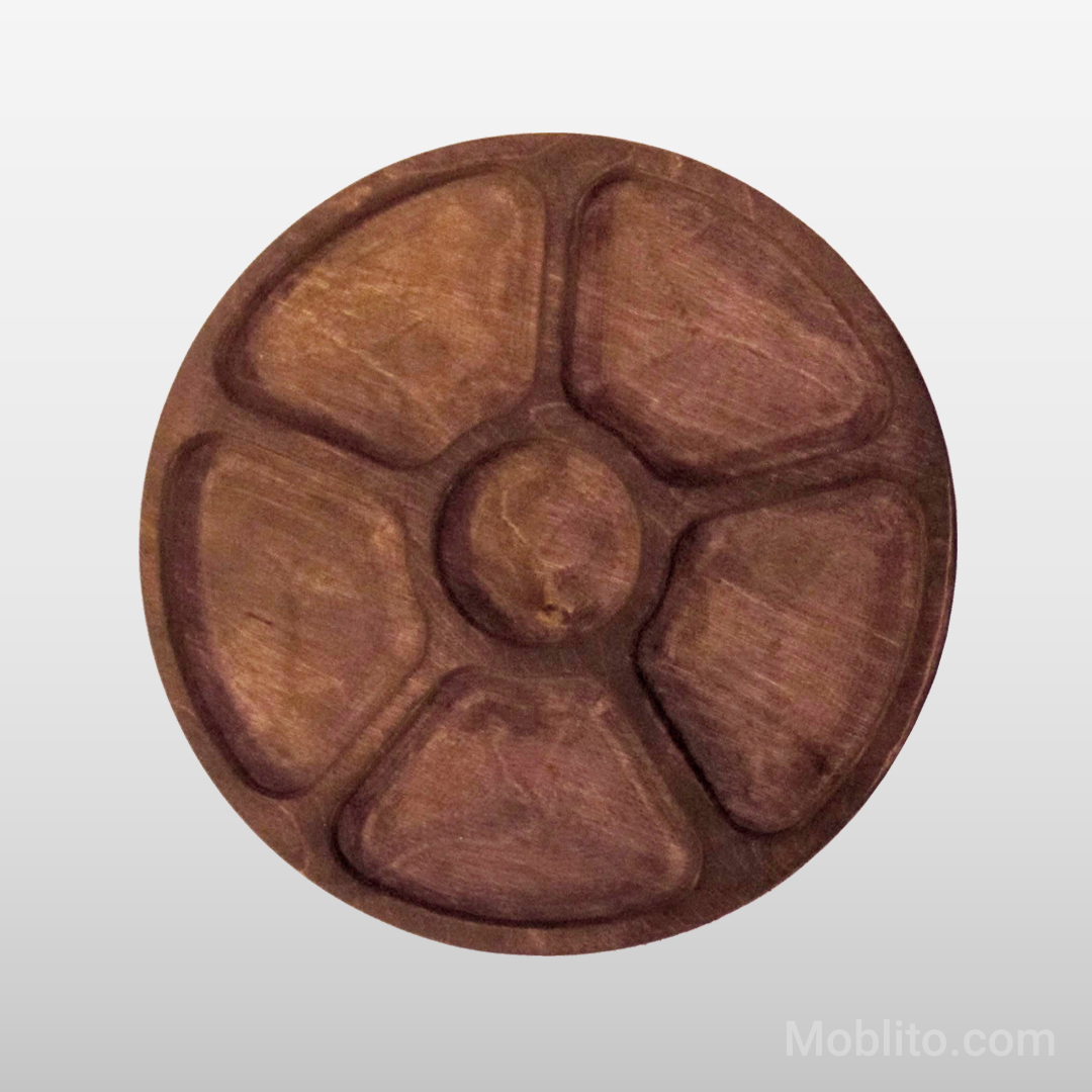 اردوخوری چوبی گرد 6 قسمتی 1 اردوخوری چوبی گرد 6 قسمتی - فروشگاه اینترنتی مبلیتو - Moblito.com