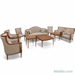 مبل نئوکلاسیک ۹ نفره هومن - فروشگاه اینترنتی مبلیتو - Moblito.com