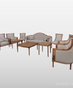 مبل نئوکلاسیک ۹ نفره هومن - فروشگاه اینترنتی مبلیتو - Moblito.com