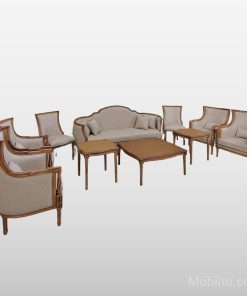 مبل نئوکلاسیک ۹ نفره هومن - فروشگاه اینترنتی مبلیتو - Moblito.com