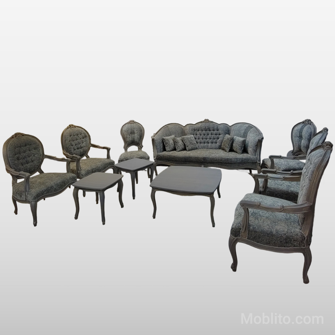 مبل نئوکلاسیک ۹ نفره سایمون 4 مبل نئوکلاسیک ۹ نفره سایمون - فروشگاه اینترنتی مبلیتو - Moblito.com