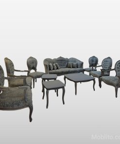 مبل نئوکلاسیک ۹ نفره سایمون - فروشگاه اینترنتی مبلیتو - Moblito.com