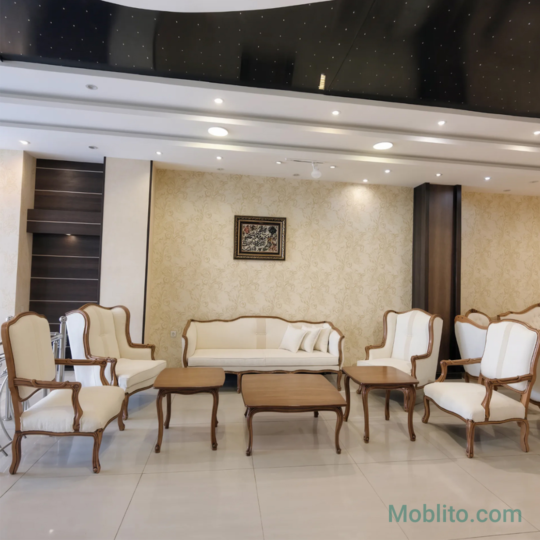 مبل نئوکلاسیک مرسده 3 مبل نئوکلاسیک مرسده - فروشگاه اینترنتی مبلیتو - Moblito.com