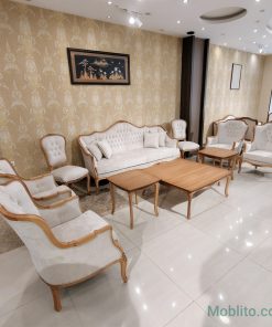 مبل نئوکلاسیک ۹ نفره رزیتا ۲ - فروشگاه اینترنتی مبلیتو - Moblito.com