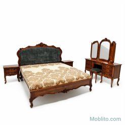 سرویس خواب چوبی منبتی شاهکار - فروشگاه اینترنتی مبلیتو - Moblito.com