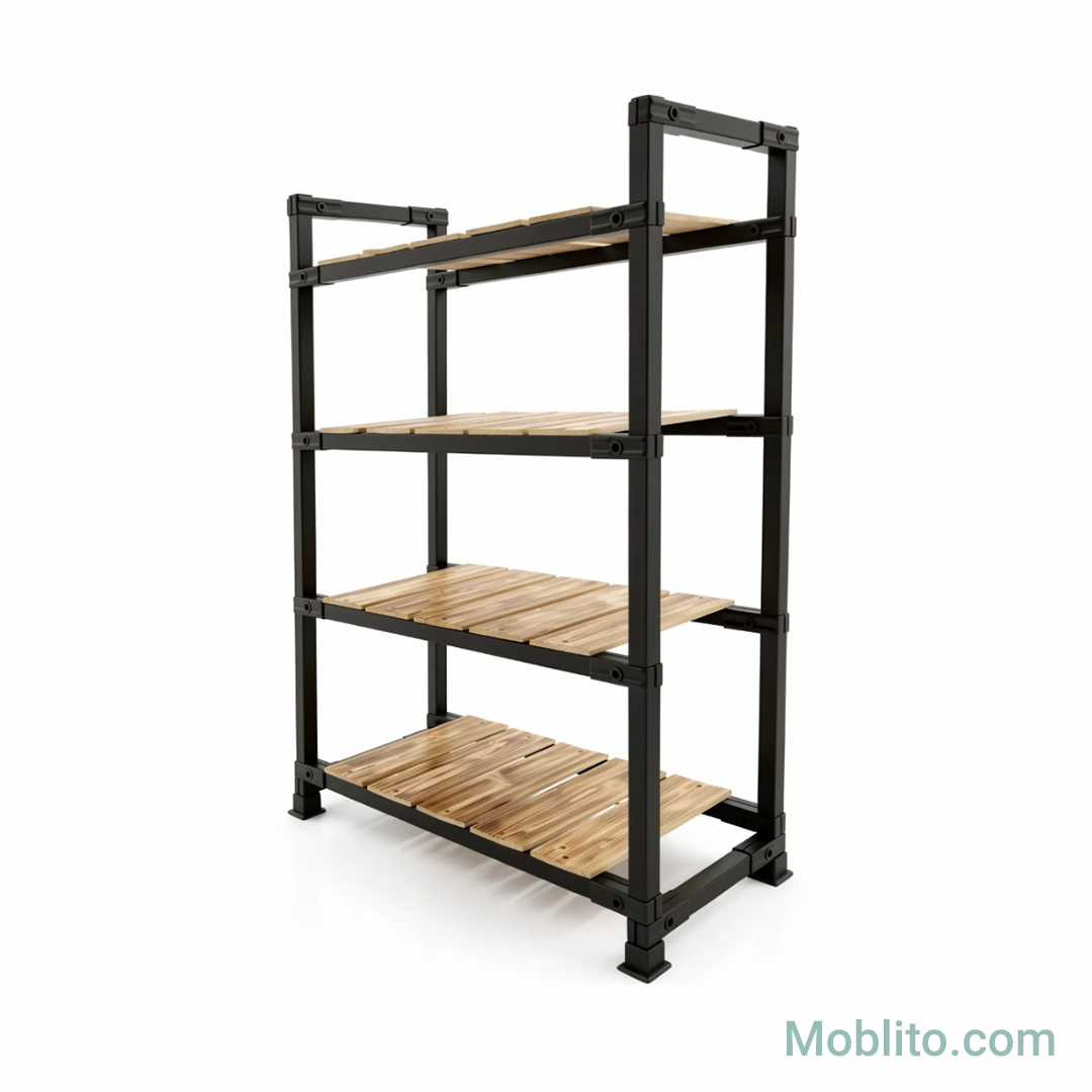 جاکفشی ایستاده طبقه دار مدل نوریک (Norik) 2 جاکفشی ایستاده طبقه دار مدل نوریک (Norik) - فروشگاه اینترنتی مبلیتو - Moblito.com