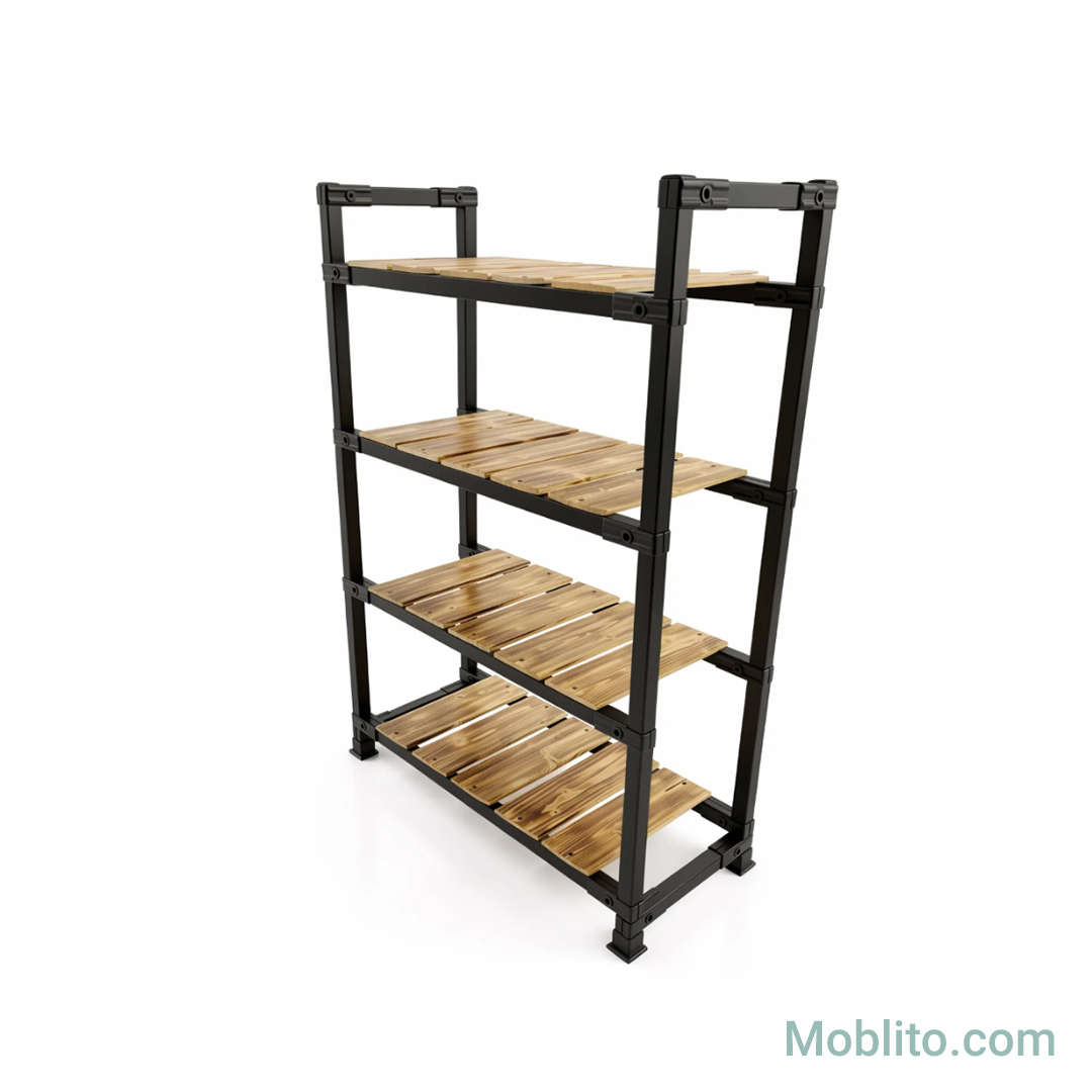 جاکفشی ایستاده طبقه دار مدل نوریک (Norik) 4 جاکفشی ایستاده طبقه دار مدل نوریک (Norik) - فروشگاه اینترنتی مبلیتو - Moblito.com